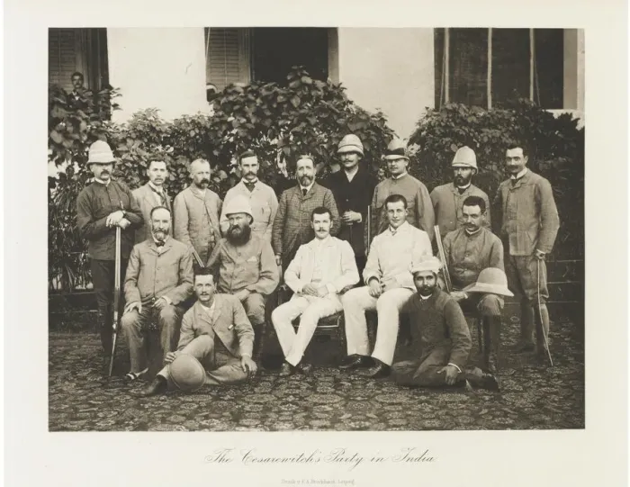 Framed Print : Tsarevich Nicholas Alexandrovich of Russia visiting India, 1891. Artist: Ukhtomsky, Esper Esperovich (1861-1921) Framed Print : Tsarevich Nicholas Alexandrovich of Russia visiting India, 1891. Artist: Ukhtomsky, Esper Esperovich (1861-1921)
