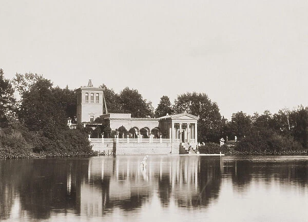 The Tsaritsyn Pavilion in Peterhof, 1897. Artist: Petrov, Nikolai (1876-1940)