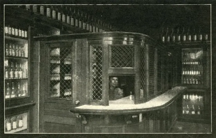 Framed Print : The Tsars Public House Is By No Means An Attractive Lounge, 1901. Creator: Unknown Framed Print : The Tsars Public House Is By No Means An Attractive Lounge, 1901. Creator: Unknown