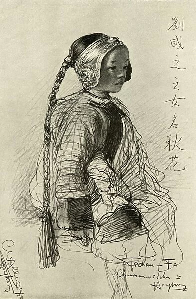 Tschan-Fa - Chinese girl, Hong Kong, 1898. Creator: Christian Wilhelm Allers