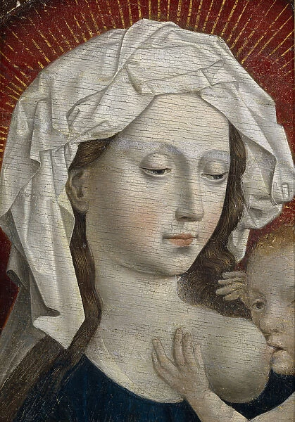 Tthe Virgin suckling the Child, 15th century. Artist: Campin, Robert, (School)