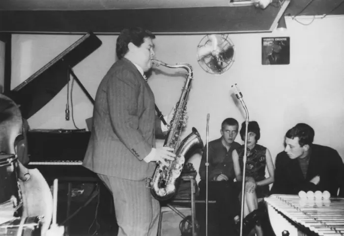 Framed Print : Tubby Hayes, Ronnie Scotts, Gerrard Street, London, 1959. Creator: Brian Foskett Framed Print : Tubby Hayes, Ronnie Scotts, Gerrard Street, London, 1959. Creator: Brian Foskett