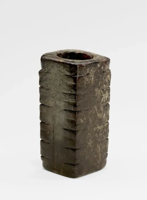 Framed Print : Tube (cong ?), Late Neolithic period, ca. 3300-ca. 2250 BCE. Creator: Unknown Framed Print : Tube (cong ?), Late Neolithic period, ca. 3300-ca. 2250 BCE. Creator: Unknown