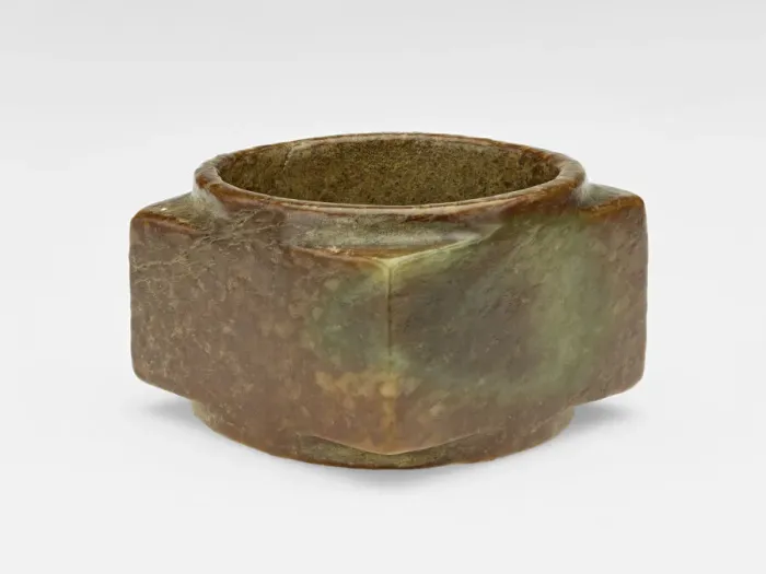 Framed Print : Tube (cong ?), Shang or Western Zhou dynasty, ca. 1600-ca. 771 BCE. Creator: Unknown Framed Print : Tube (cong ?), Shang or Western Zhou dynasty, ca. 1600-ca. 771 BCE. Creator: Unknown