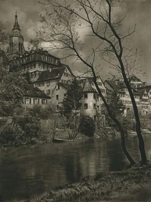 Framed Print : Tubingen, 1931. Artist: Kurt Hielscher Framed Print : Tubingen, 1931. Artist: Kurt Hielscher