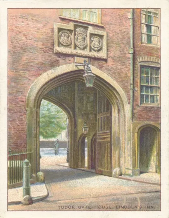 Framed Print : Tudor Gate-House, Lincolns Inn, 1929 Framed Print : Tudor Gate-House, Lincolns Inn, 1929