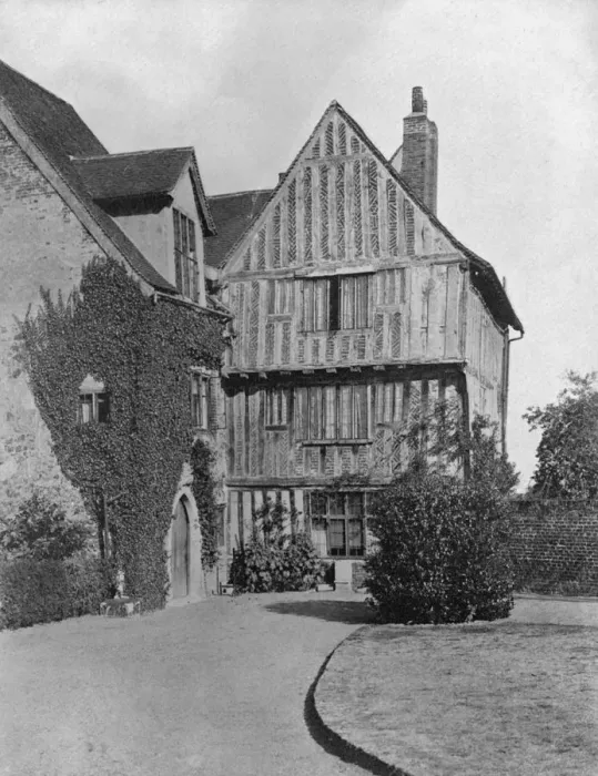 Framed Print : The Tudor wing, Beeleigh Abbey, near Maldon, Essex, 1924-1926. Artist: RE Thomas Framed Print : The Tudor wing, Beeleigh Abbey, near Maldon, Essex, 1924-1926. Artist: RE Thomas