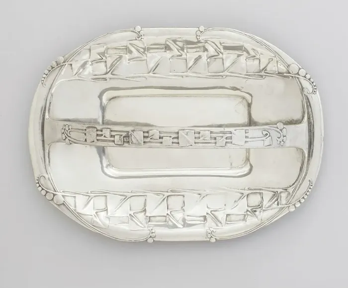 Framed Print : Tudric Cake Basket, about 1905. Creators: Archibald Knox, William Hair Haseler, Liberty and Company. Tudric Cake Basket, about 1905. Creators: Archibald Knox, William Hair Haseler, Liberty and Company Framed Print : Tudric Cake Basket, about 1905. Creators: Archibald Knox, William Hair Haseler, Liberty and Company. Tudric Cake Basket, about 1905. Creators: Archibald Knox, William Hair Haseler, Liberty and Company