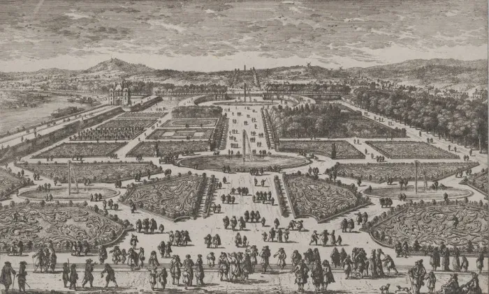 Framed Print : The Tuileries Garden, 1680. 1680. Creator: Adam Perelle Framed Print : The Tuileries Garden, 1680. 1680. Creator: Adam Perelle