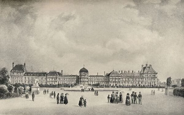 The Tuileries Palace from the Gardens, 1915