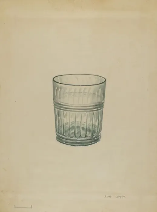 Framed Print : Tumbler, c. 1936. Creator: John Dana Framed Print : Tumbler, c. 1936. Creator: John Dana