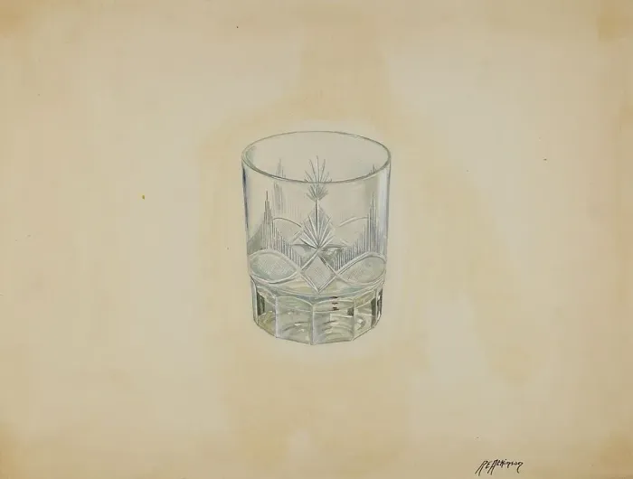 Framed Print : Tumbler, c. 1936. Creator: Ralph Atkinson Framed Print : Tumbler, c. 1936. Creator: Ralph Atkinson