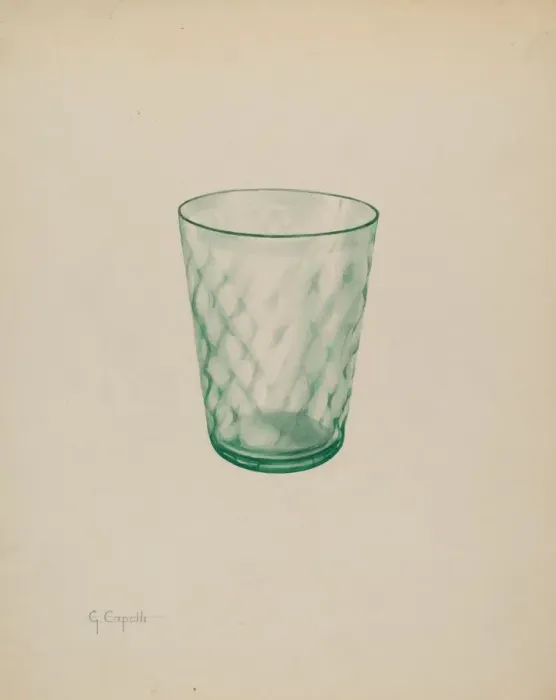 Framed Print : Tumbler, c. 1937. Creator: Giacinto Capelli Framed Print : Tumbler, c. 1937. Creator: Giacinto Capelli