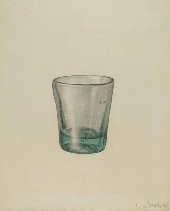 Framed Print : Tumbler, c. 1940. Creator: Anne Nemtzoff Framed Print : Tumbler, c. 1940. Creator: Anne Nemtzoff