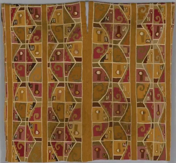 Framed Print : Tunic, Peru, A. D. 600 / 800. Creator: Unknown Framed Print : Tunic, Peru, A. D. 600 / 800. Creator: Unknown