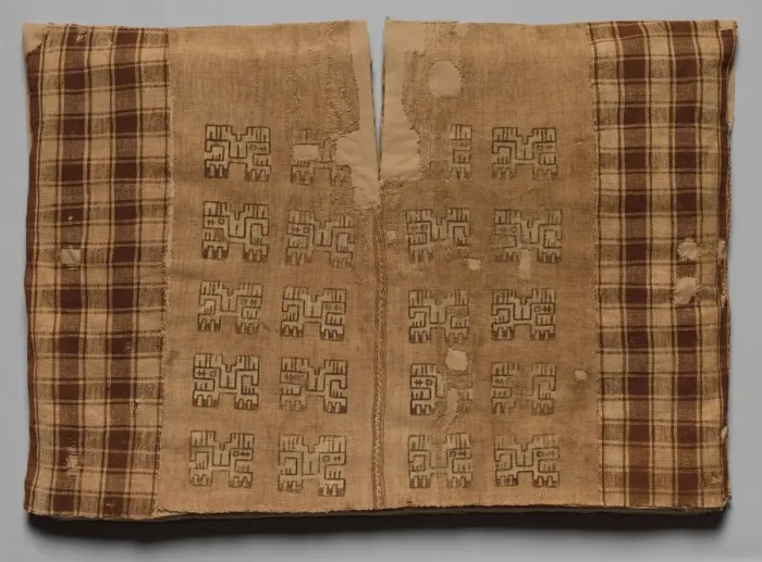 Framed Print : Tunic with Profile Animals and Checkerboards, 700 BC-AD 650. Creator: Unknown Framed Print : Tunic with Profile Animals and Checkerboards, 700 BC-AD 650. Creator: Unknown