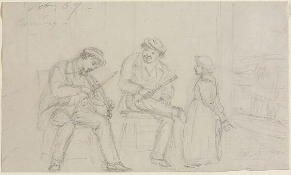 Tuning, 1867. Creator: William Sidney Mount (American, 1807-1868)