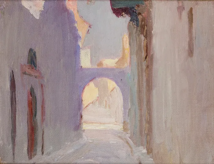 Framed Print : Tunis (A Street), 1909. Creator: Jan Ciaglinski Framed Print : Tunis (A Street), 1909. Creator: Jan Ciaglinski