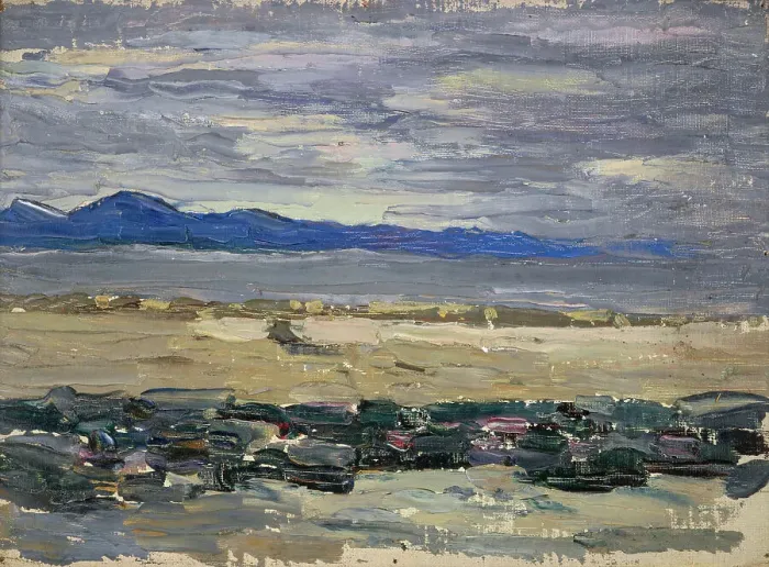 Framed Print : Tunis, Coastal Landscape II, 1905. Creator: Kandinsky, Wassily Vasilyevich (1866-1944)