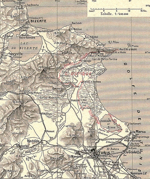 'Tunis et Bizerte. La basse Medjerda; Afrique du nord, 1914. Creator: Unknown