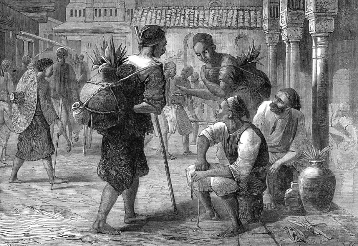 Framed Print : Tunis water-carriers, 1864. Creator: Joseph Austin Benwell Framed Print : Tunis water-carriers, 1864. Creator: Joseph Austin Benwell