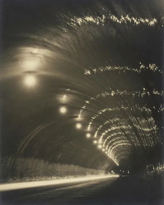 Framed Print : Tunnel of Night (image 2 of 2), c.1931. Creator: Shinsaku Izumi Framed Print : Tunnel of Night (image 2 of 2), c.1931. Creator: Shinsaku Izumi