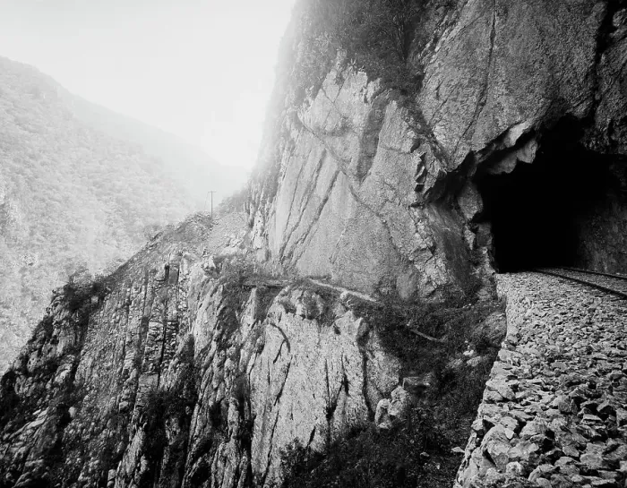 Framed Print : Tunnel No. 4, Temasopo [sic] Canyon, Mexico, between 1880 and 1897. Creator: William H. Jackson