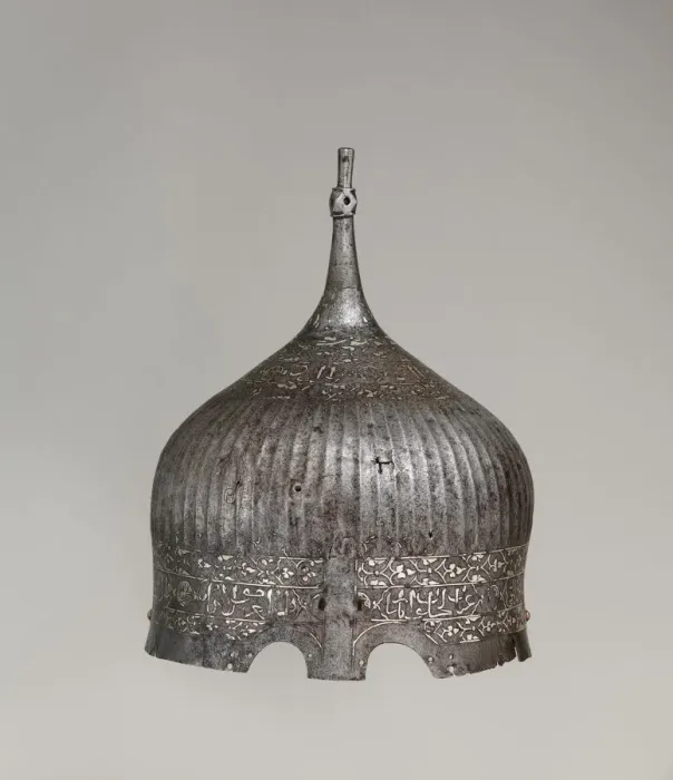 Framed Print : Turban Helmet, Turkish or Iranian, in the style of Turkman armour, 15th century Framed Print : Turban Helmet, Turkish or Iranian, in the style of Turkman armour, 15th century