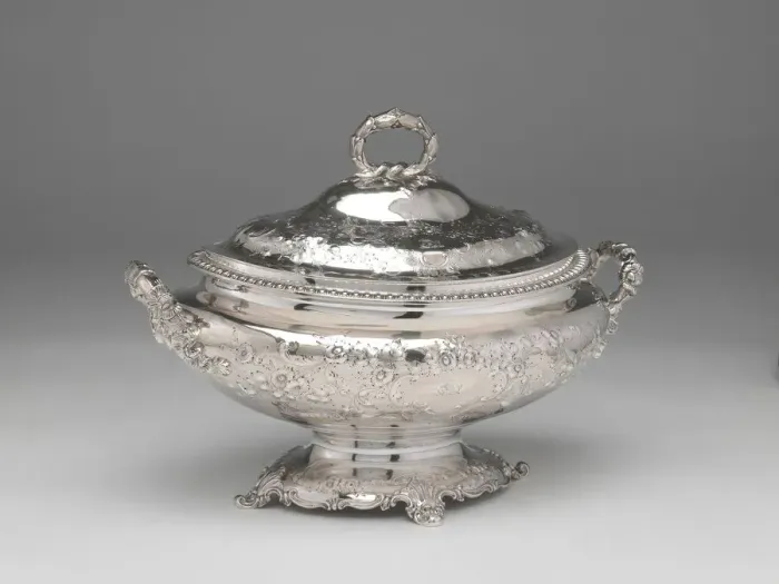 Framed Print : Tureen, 1852. Creator: William Gale & Son Framed Print : Tureen, 1852. Creator: William Gale & Son