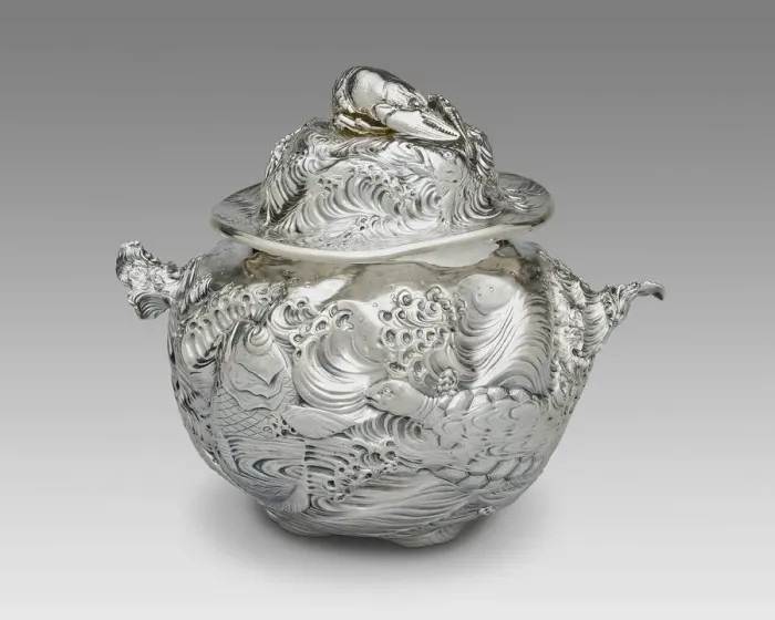 Framed Print : Tureen, 1883. Creator: Gorham Manufacturing Company Framed Print : Tureen, 1883. Creator: Gorham Manufacturing Company