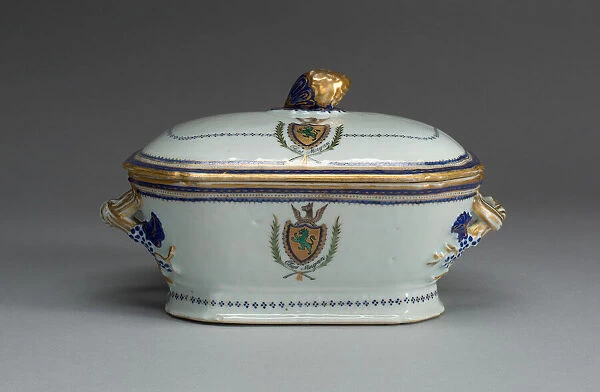 Tureen with Cover, c. 1787  /  90. Creator: Unknown