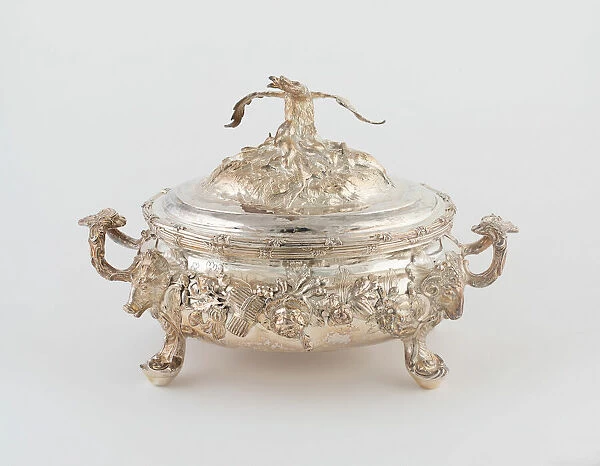 Tureen with Cover, London, 1745  /  46. Creator: Peter Archambo