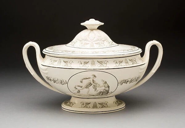 Tureen, Creil, 1810  /  20. Creator: Creil Pottery