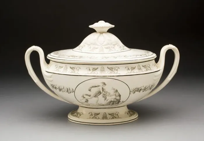 Framed Print : Tureen, Creil, 1810 / 20. Creator: Creil Pottery Framed Print : Tureen, Creil, 1810 / 20. Creator: Creil Pottery