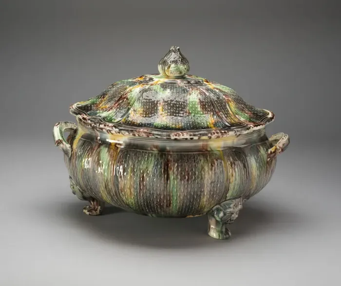 Framed Print : Tureen, Staffordshire, 1750 / 65. Creator: Staffordshire Potteries Framed Print : Tureen, Staffordshire, 1750 / 65. Creator: Staffordshire Potteries