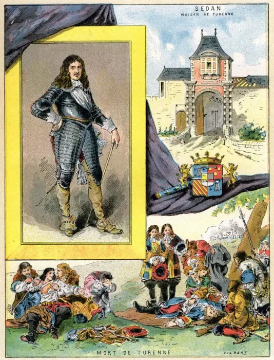 Framed Print : Turenne, Henri de La Tour d?Auvergne, marshal of France, 1898. Artist: Gilbert Framed Print : Turenne, Henri de La Tour d?Auvergne, marshal of France, 1898. Artist: Gilbert