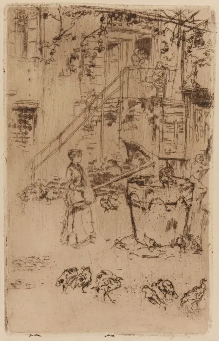 Framed Print : Turkeys, 1879-1880. Creator: James Abbott McNeill Whistler Framed Print : Turkeys, 1879-1880. Creator: James Abbott McNeill Whistler