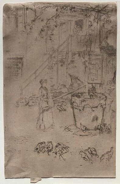 Turkeys, 1886. Creator: James McNeill Whistler (American, 1834-1903)