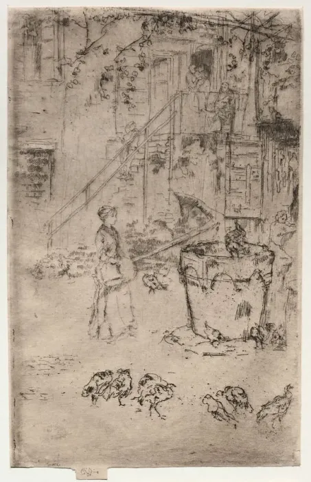 Framed Print : Turkeys. Creator: James McNeill Whistler (American, 1834-1903) Framed Print : Turkeys. Creator: James McNeill Whistler (American, 1834-1903)