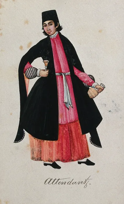 Framed Print : A Turkish attendant. Creator: Unknown Framed Print : A Turkish attendant. Creator: Unknown