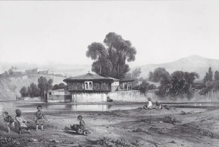 Framed Print : Turkish Barrack, 1823-60. Creator: Alexandre Gabriel Decamps Framed Print : Turkish Barrack, 1823-60. Creator: Alexandre Gabriel Decamps