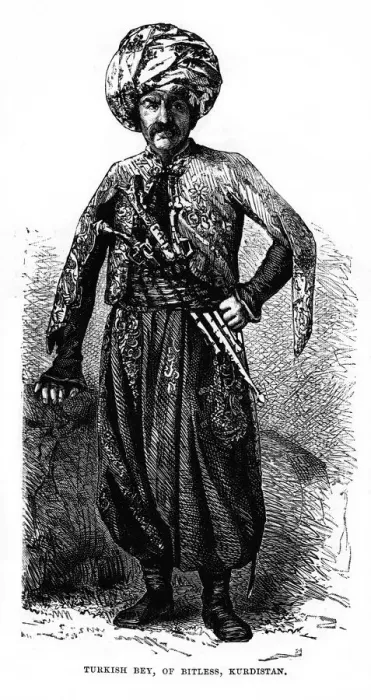 Framed Print : Turkish Bey, of Bitless, Kurdistan, 19th century Framed Print : Turkish Bey, of Bitless, Kurdistan, 19th century