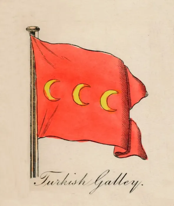 Framed Print : Turkish Galley, 1838 Framed Print : Turkish Galley, 1838