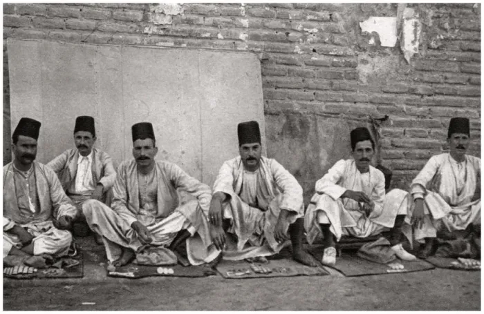 Framed Print : Turkish money changers, Baghdad, Iraq, 1925. Artist: A Kerim Framed Print : Turkish money changers, Baghdad, Iraq, 1925. Artist: A Kerim