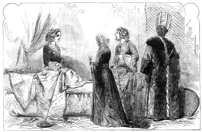 Framed Print : The Turkish Museum - The Hareem, 1854. Creator: Unknown. The Turkish Museum - The Hareem, 1854. Creator: Unknown Framed Print : The Turkish Museum - The Hareem, 1854. Creator: Unknown. The Turkish Museum - The Hareem, 1854. Creator: Unknown