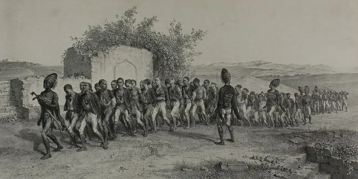 Framed Print : Turkish Recruits Near Smyrna, November 10, 1837, 1847. Creator: Auguste Raffet Framed Print : Turkish Recruits Near Smyrna, November 10, 1837, 1847. Creator: Auguste Raffet