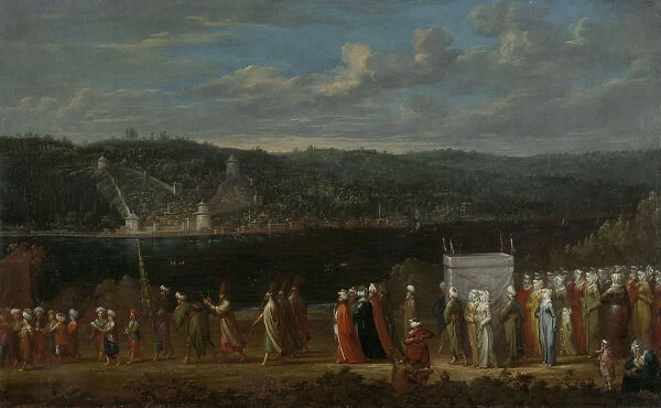 Turkish wedding, 1789. Artist: Vanmour (Van Mour), Jean-Baptiste (1671-1737)