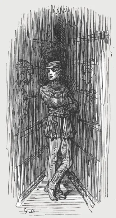 Framed Print : The Turnkey, 1872. Creator: Gustave Doré Framed Print : The Turnkey, 1872. Creator: Gustave Doré