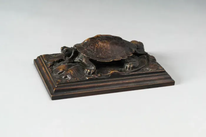 Framed Print : Turtle, c. 1820. Creator: Antoine-Louis Barye Framed Print : Turtle, c. 1820. Creator: Antoine-Louis Barye