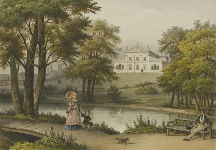 Framed Print : The Tuskulenai Manor, 1847-1852 Framed Print : The Tuskulenai Manor, 1847-1852
